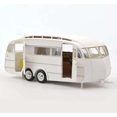 Peugeot 404 1965 Brun métallisé with Caravan Hénon 1:18 - 69795