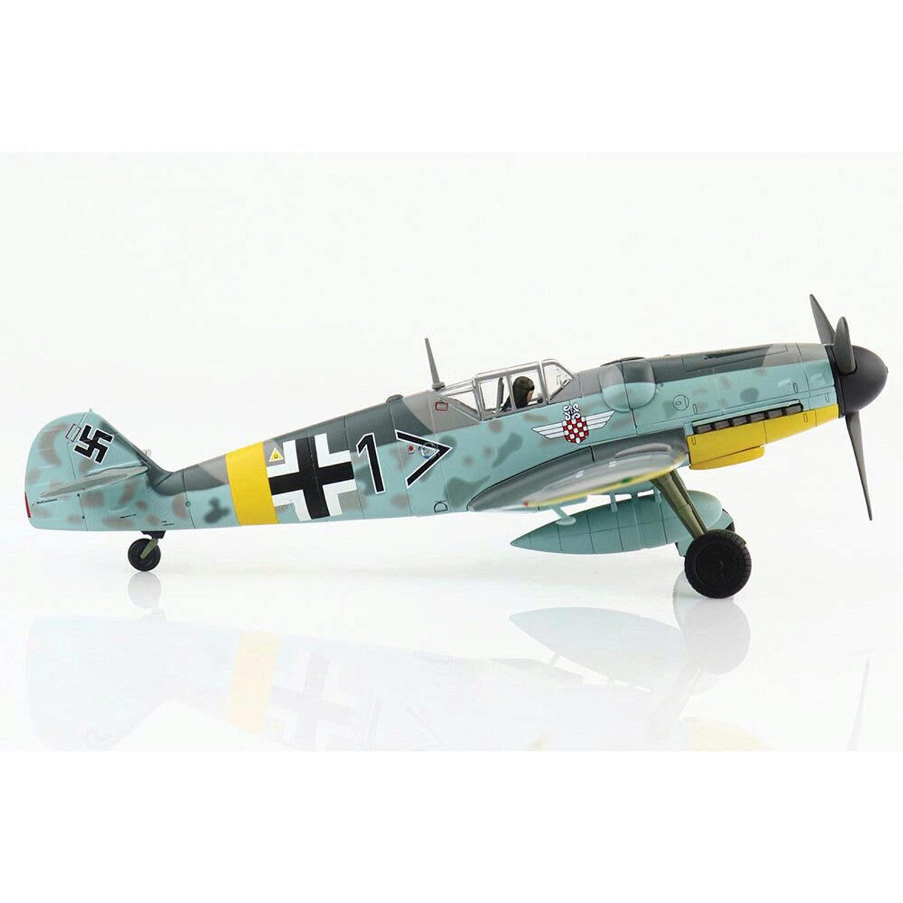 Messerschmitt BF 109G-6 "Mato Dukovac" 15. (kroat)/JG.52 Croatia Air Force Crimea April 1944 1:48 - 69984