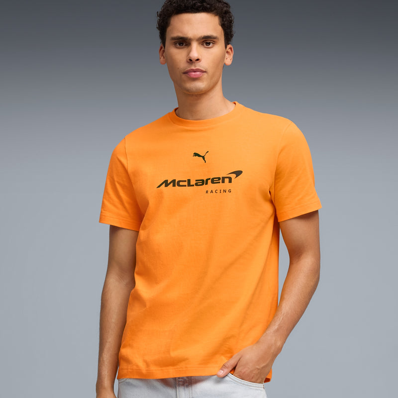 McLaren F1 2026 T-Shirt Core Essenzial Logo Maglietta Orange Puma-3