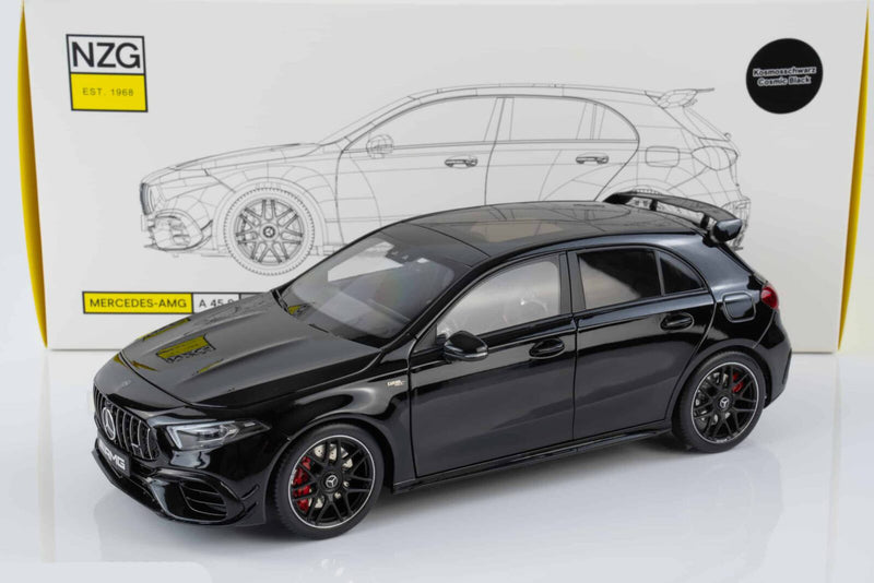 Mercedes-Benz A-Class A45S 2023 4-Matic AMG Cosmos Black 1:18-5