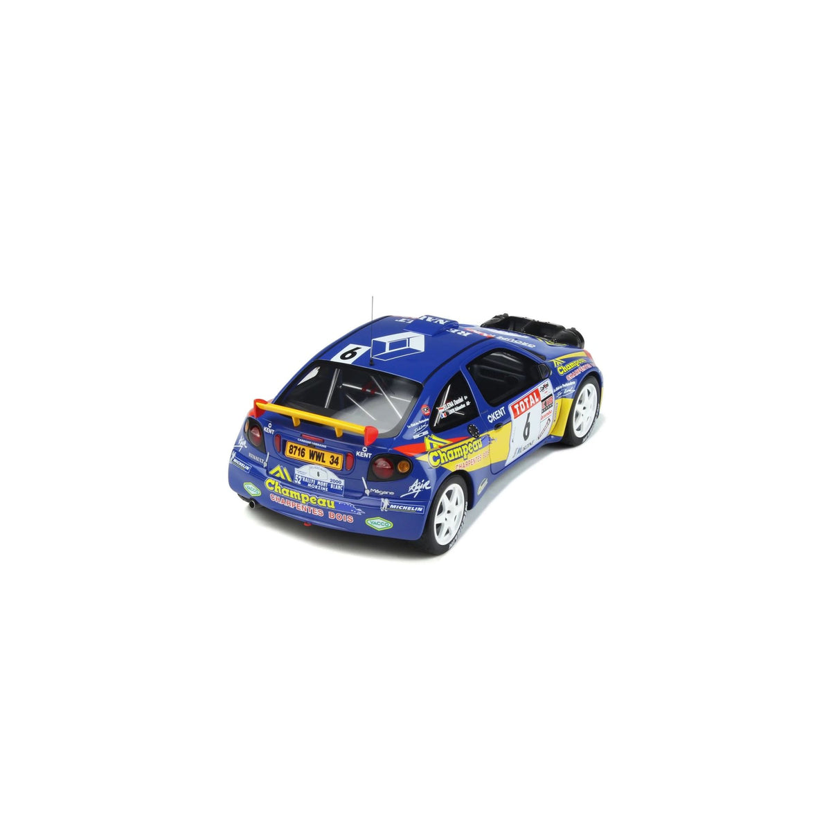 Renault Megane Maxi Blue 2000 Rally Du Mont Blanc 1:18-7