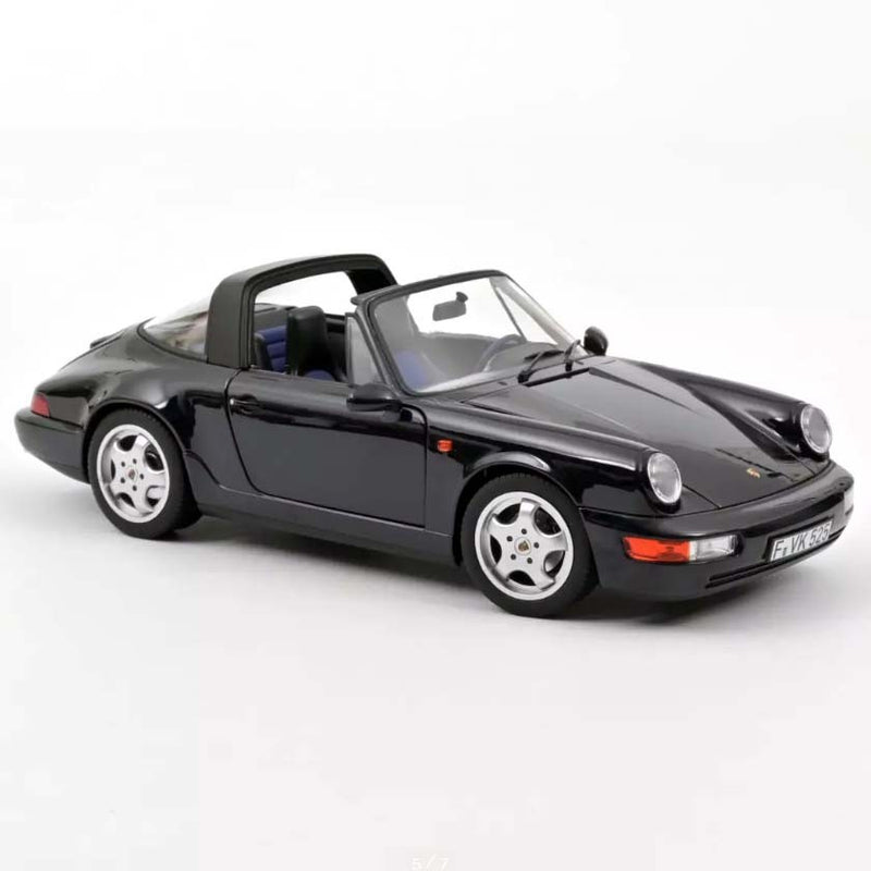 Porsche 911 Carrera 4 Targa 1991 Bleu métallisé 1:18 - 70017
