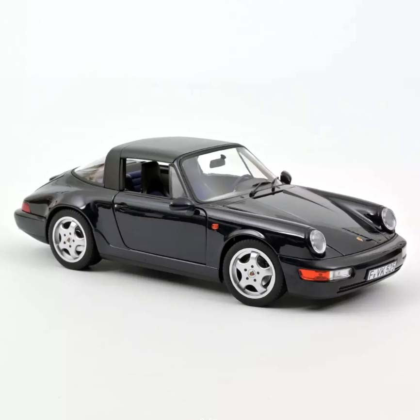 Porsche 911 Carrera 4 Targa 1991 Bleu métallisé 1:18 - 70018
