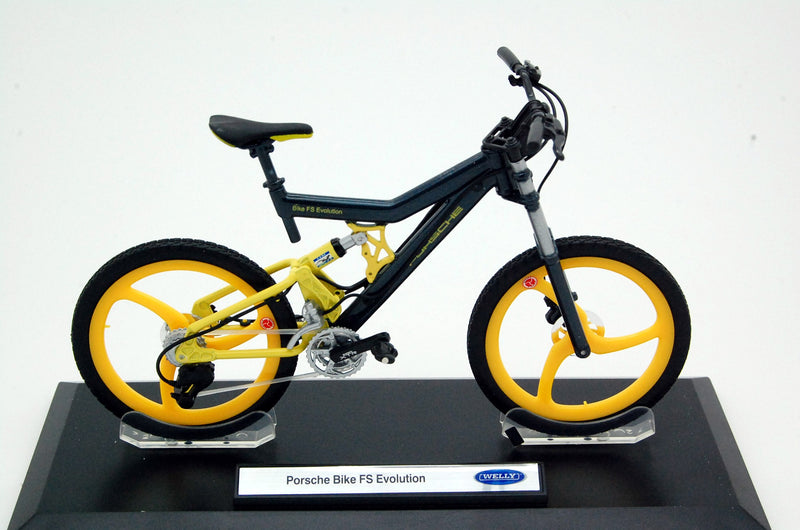 Bicicletta Porsche Bike FS Evolution grigio / giallo 1:10 - 7002