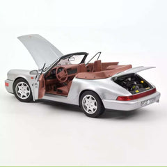 Porsche 911 (964) Carrera 2 Cabriolet 1990 silver 1:18 - 70022