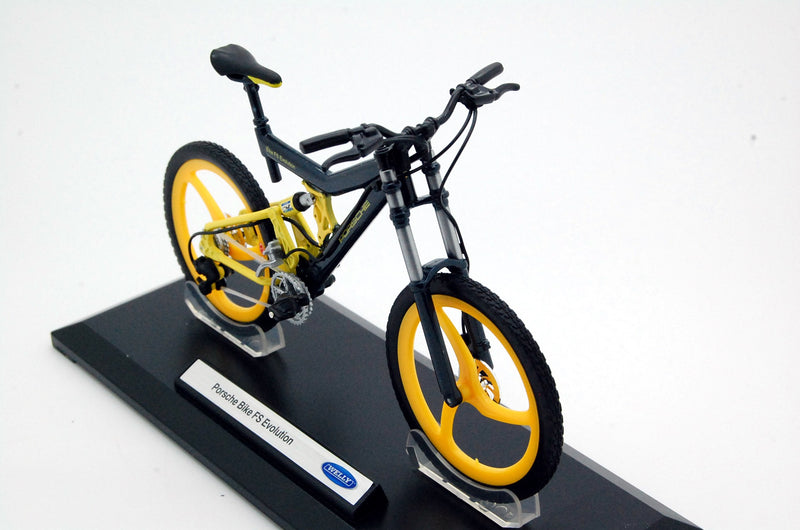 Bicicletta Porsche Bike FS Evolution grigio / giallo 1:10 - 7003