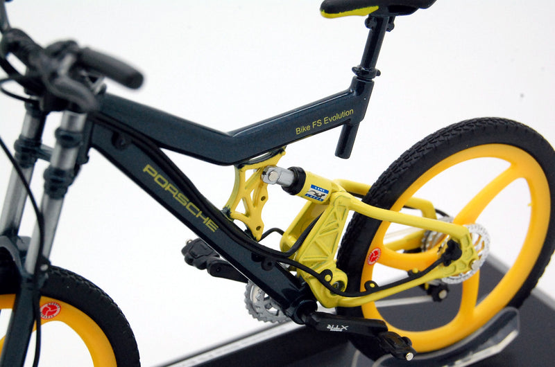 Bicicletta Porsche Bike FS Evolution grigio / giallo 1:10 - 7005