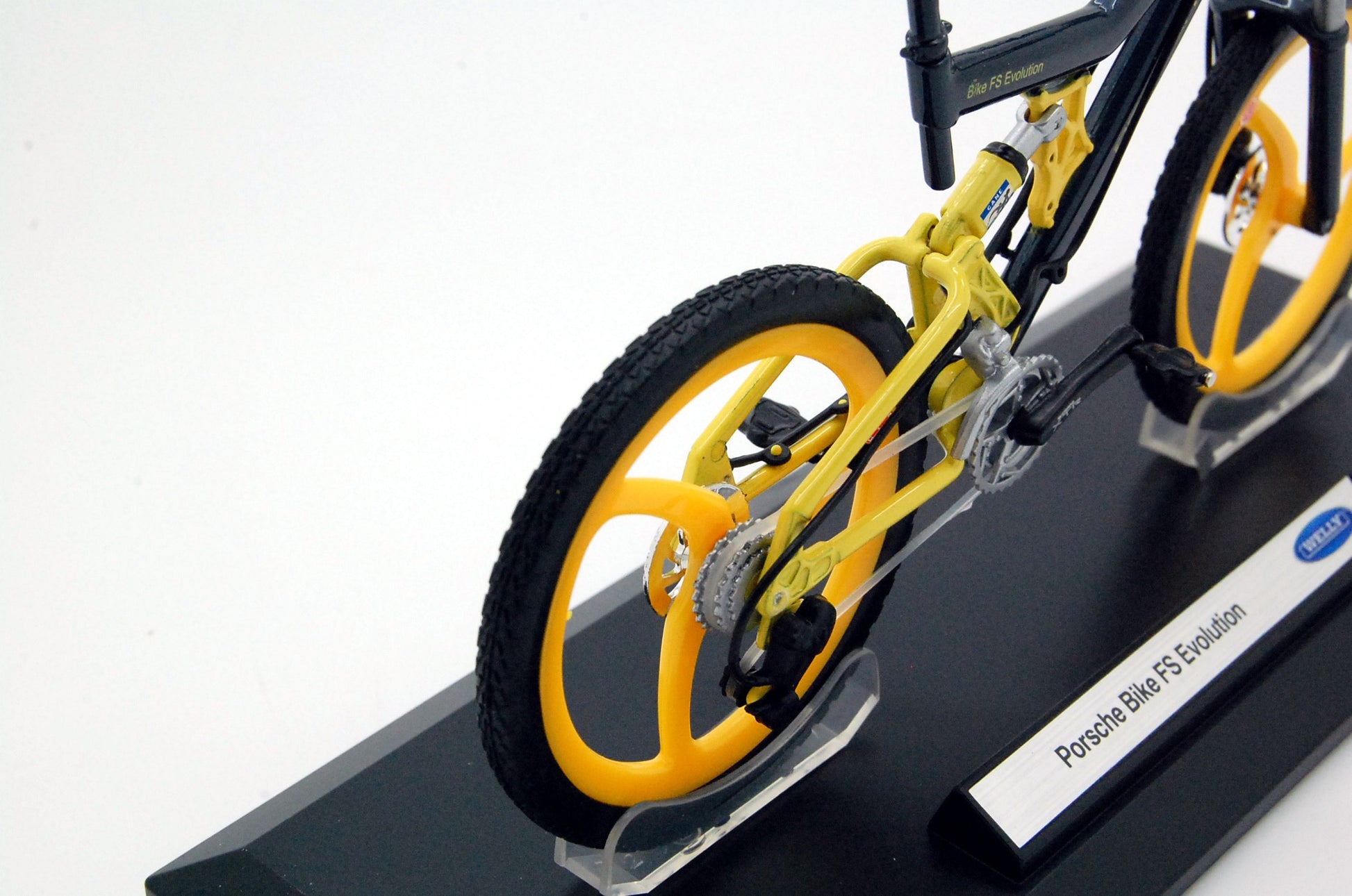 Bicicletta Porsche Bike FS Evolution grigio / giallo 1:10 - 7006