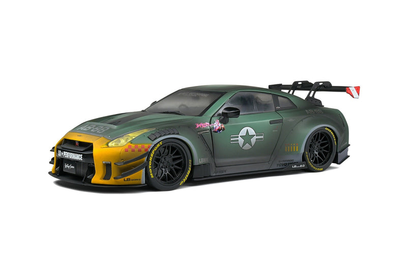 Nissan GT-R R35 2022 Liberty Walk Army Body Kit 1:18 - 70083