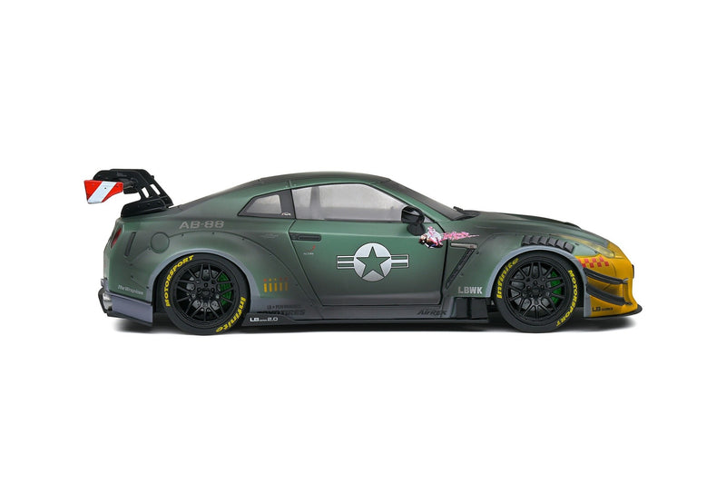 Nissan GT-R R35 2022 Liberty Walk Army Body Kit 1:18 - 70085