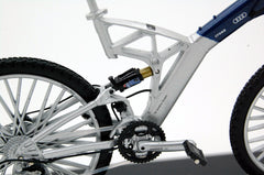 Bicicletta Audi Design Cross argento / blu 1:10 - 7011