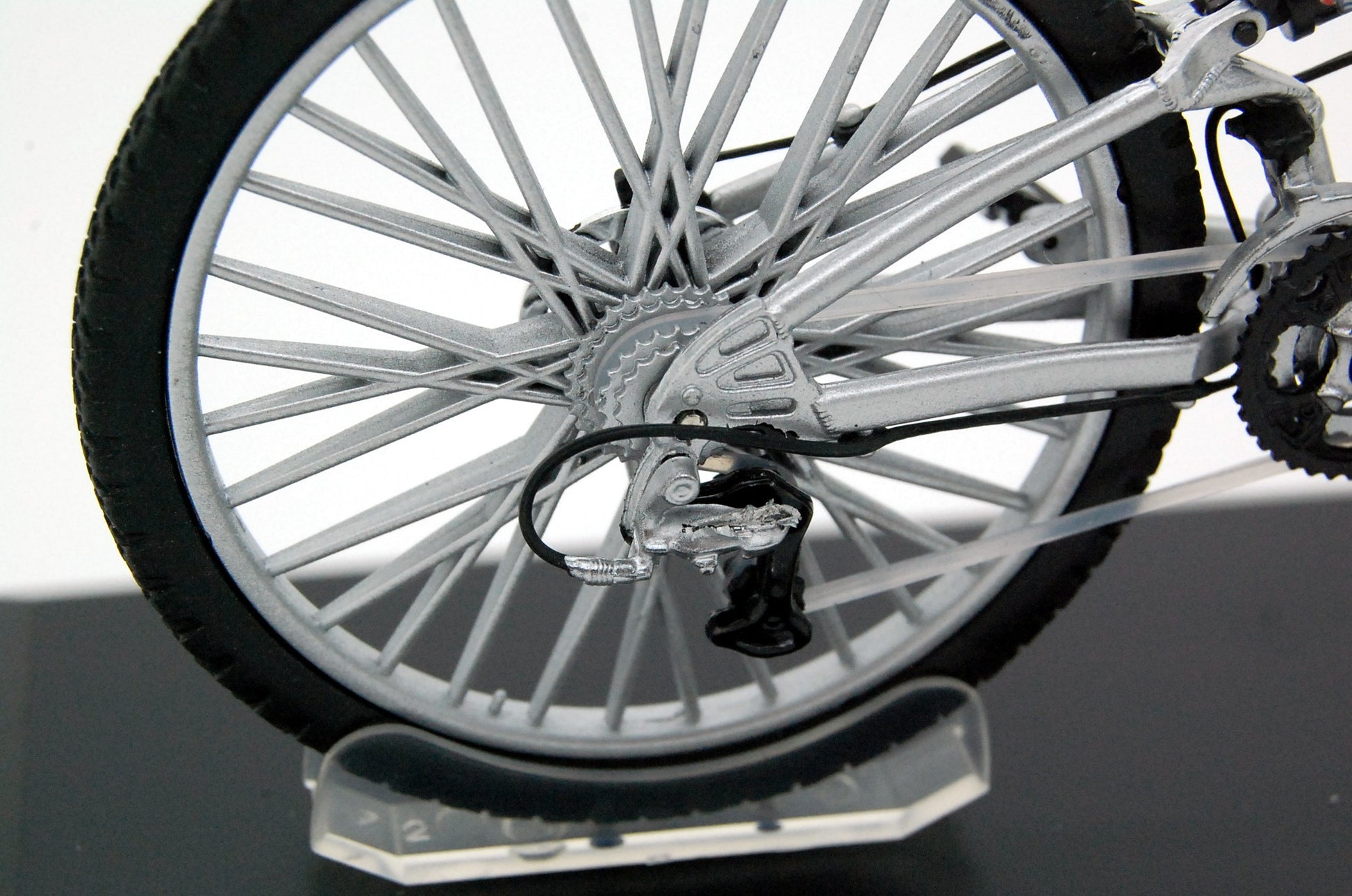 Bicicletta Audi Design Cross argento / blu 1:10 - 7012
