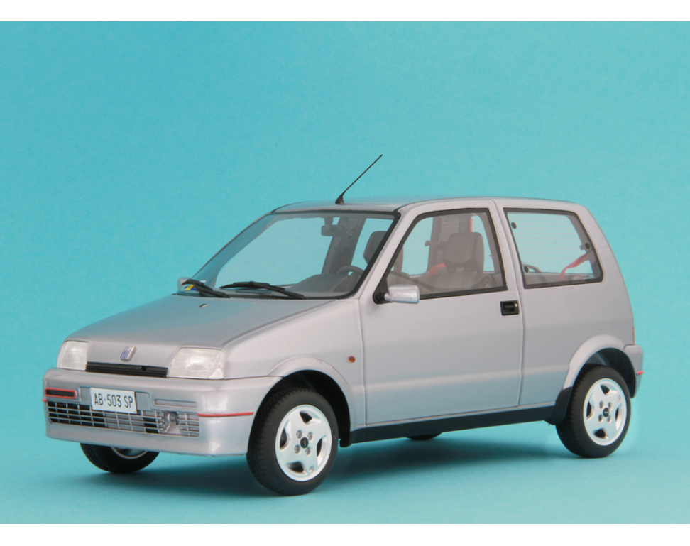 Fiat Cinquecento Sporting 1994 Grigio metallizzato 1:18 - 70179