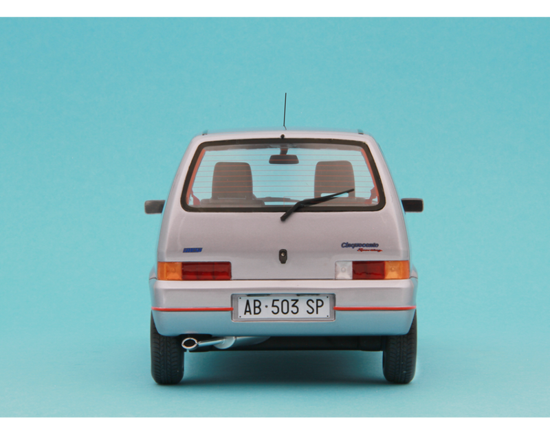 Fiat Cinquecento Sporting 1994 Grigio metallizzato 1:18 - 70184