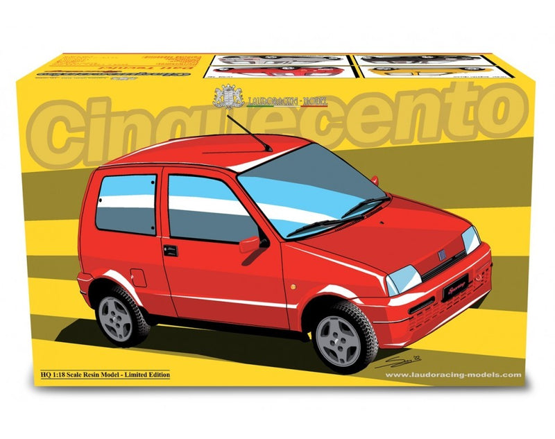 Fiat Cinquecento Sporting 1994 Grigio metallizzato 1:18 - 70189
