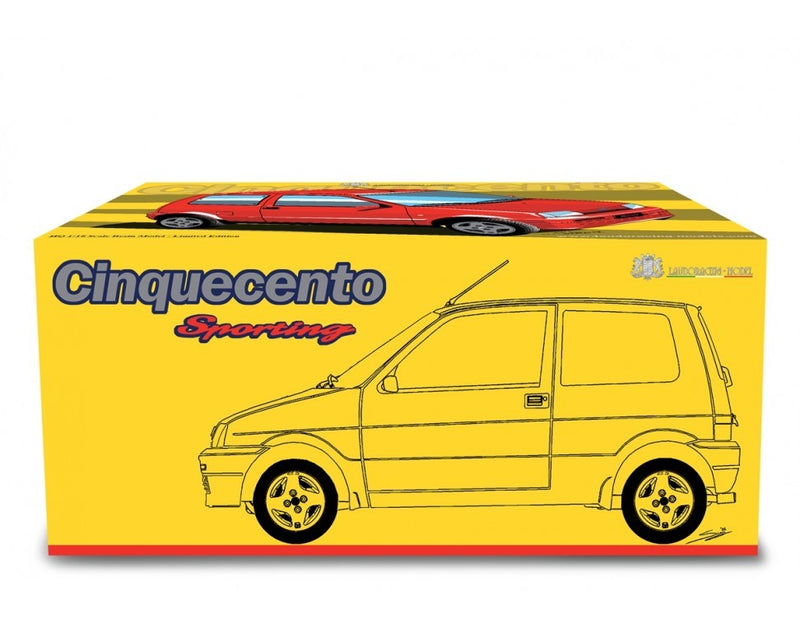 Fiat Cinquecento Sporting 1994 Grigio metallizzato 1:18 - 70190