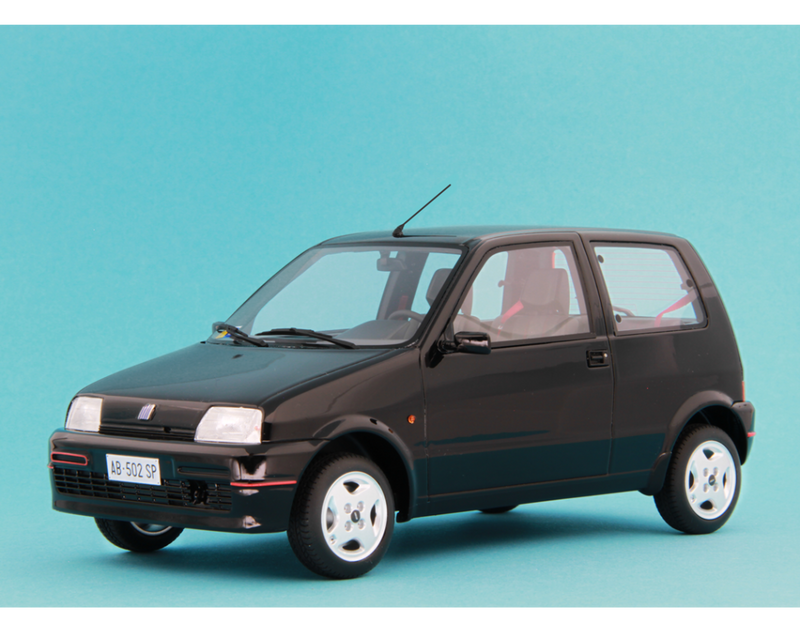 Fiat Cinquecento Sporting 1994 Nero 1:18 - 70192