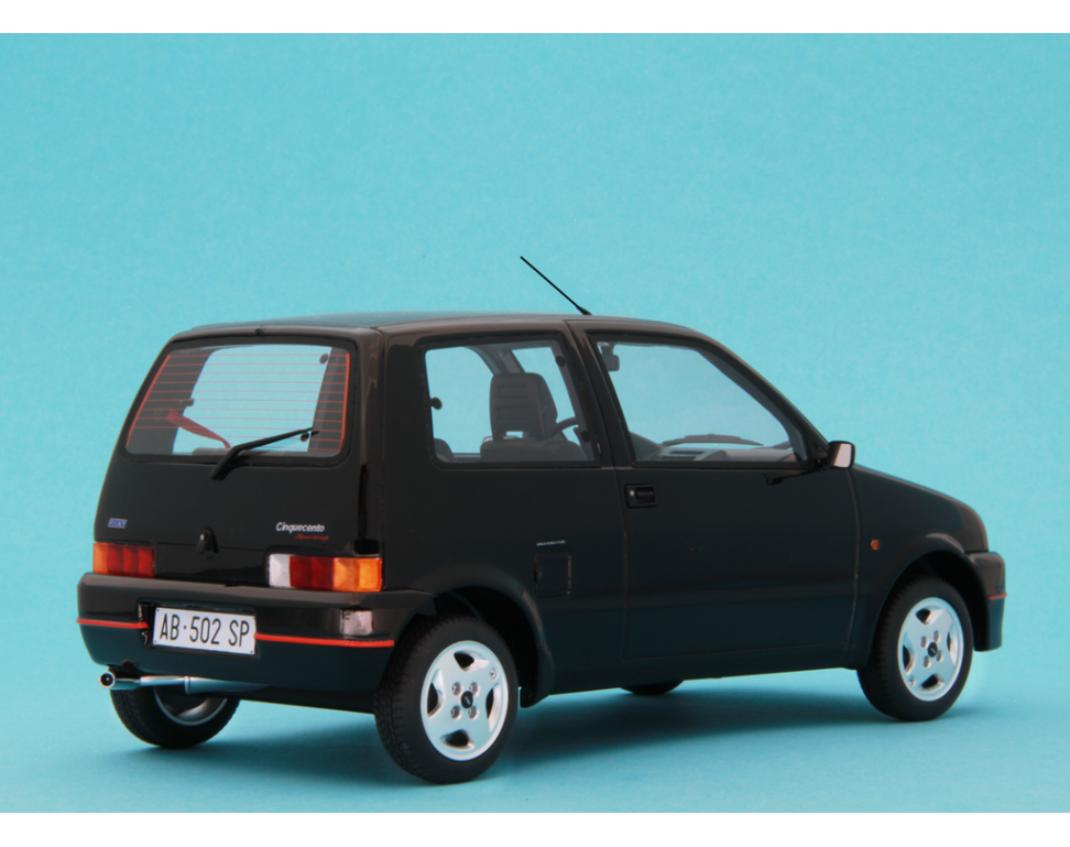 Fiat Cinquecento Sporting 1994 Nero 1:18 - 70193