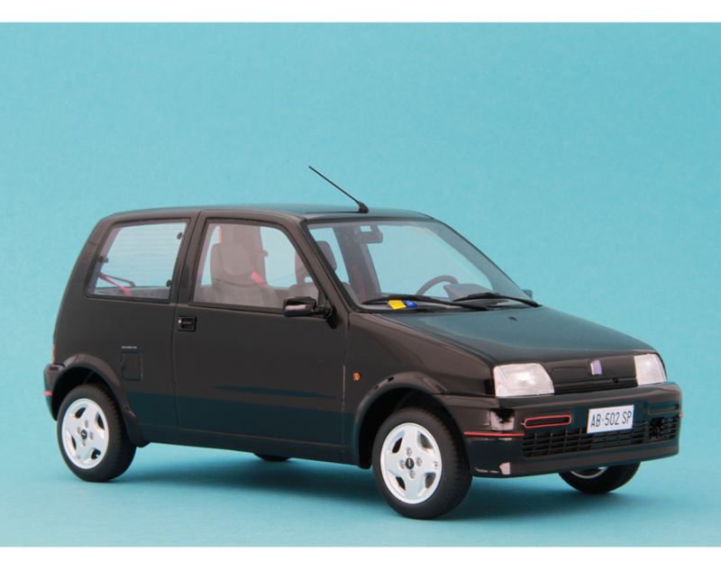 Fiat Cinquecento Sporting 1994 Nero 1:18 - 70194