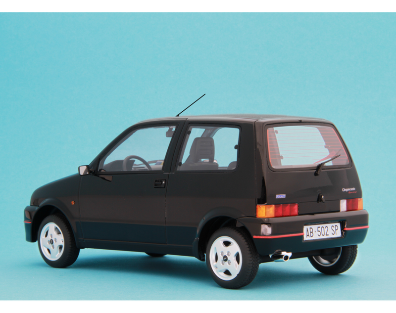 Fiat Cinquecento Sporting 1994 Nero 1:18 - 70195