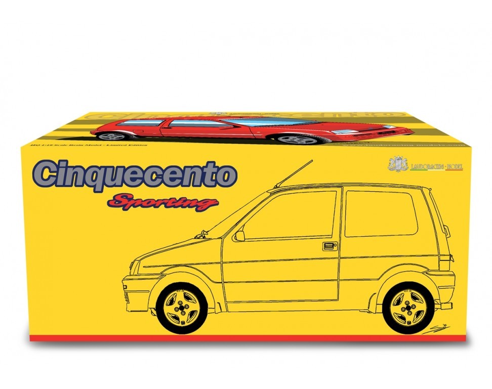 Fiat Cinquecento Sporting 1994 Nero 1:18 - 70200