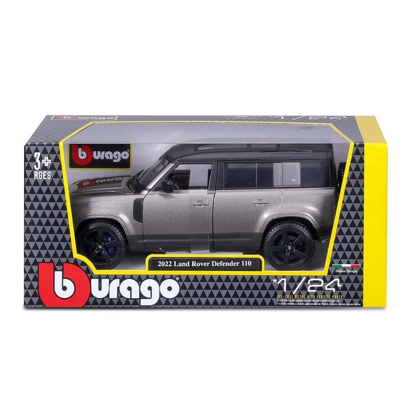 Land Rover Defender 110 anno 2022 Grigio Argento metallizzato 1:24 - 70311