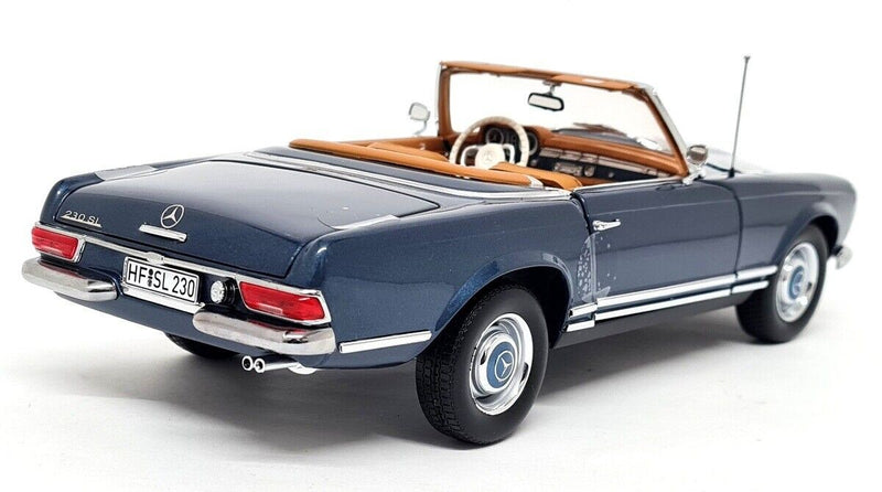 Mercedes-Benz 230 SL 1963 Blue Metallic 1:18 - 70405