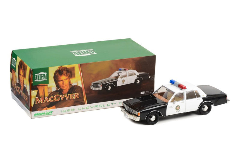 Chevrolet Caprice Police 1986 Los Angeles Police Department (LAPD) "McGiver" 1:18 - 70431