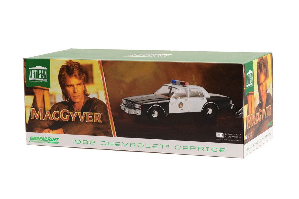 Chevrolet Caprice Police 1986 Los Angeles Police Department (LAPD) "McGiver" 1:18 - 70432