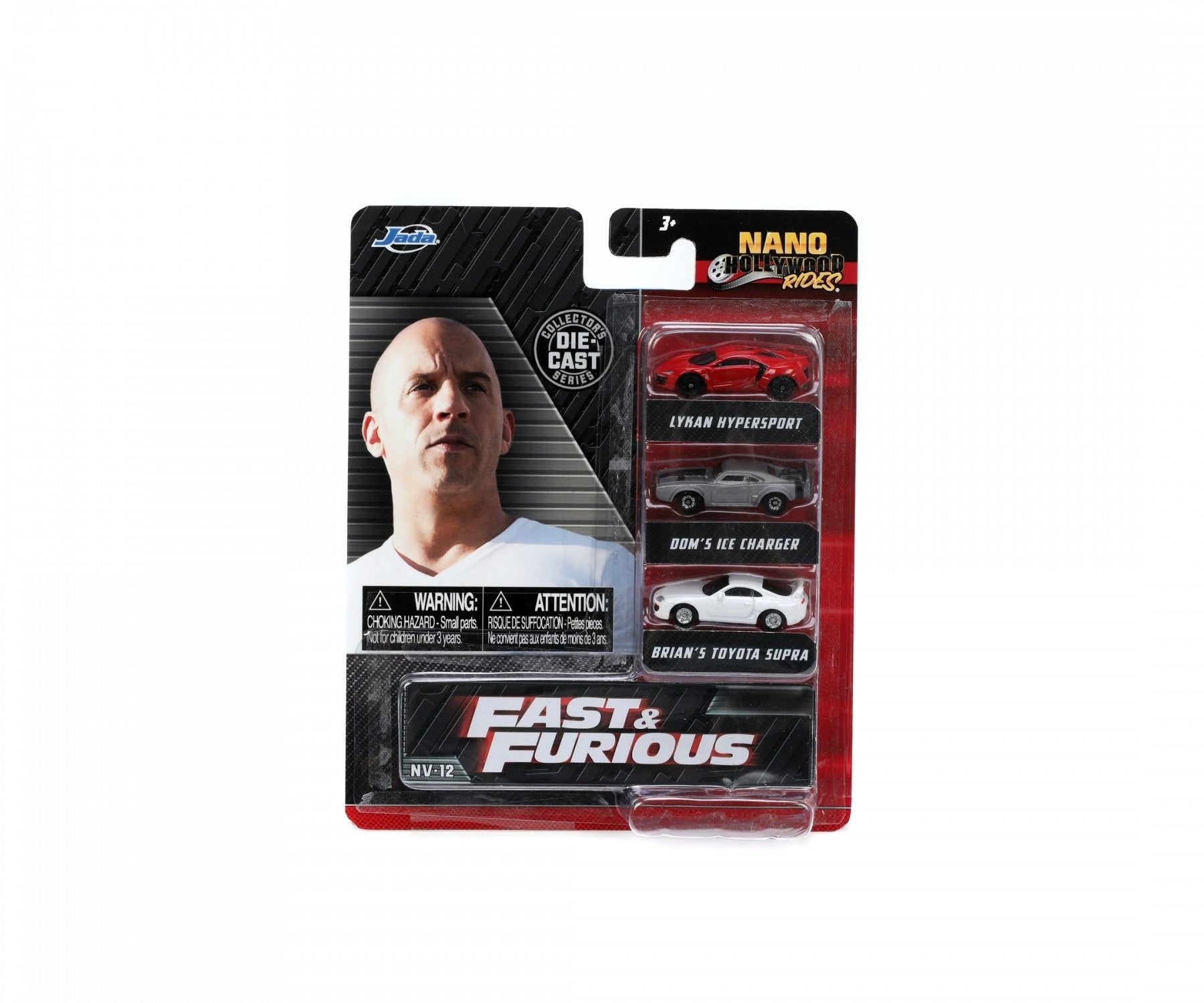 "Fast & The Furious" Nano "Cars Wave 4" 3pz pack 1:65 - 70465