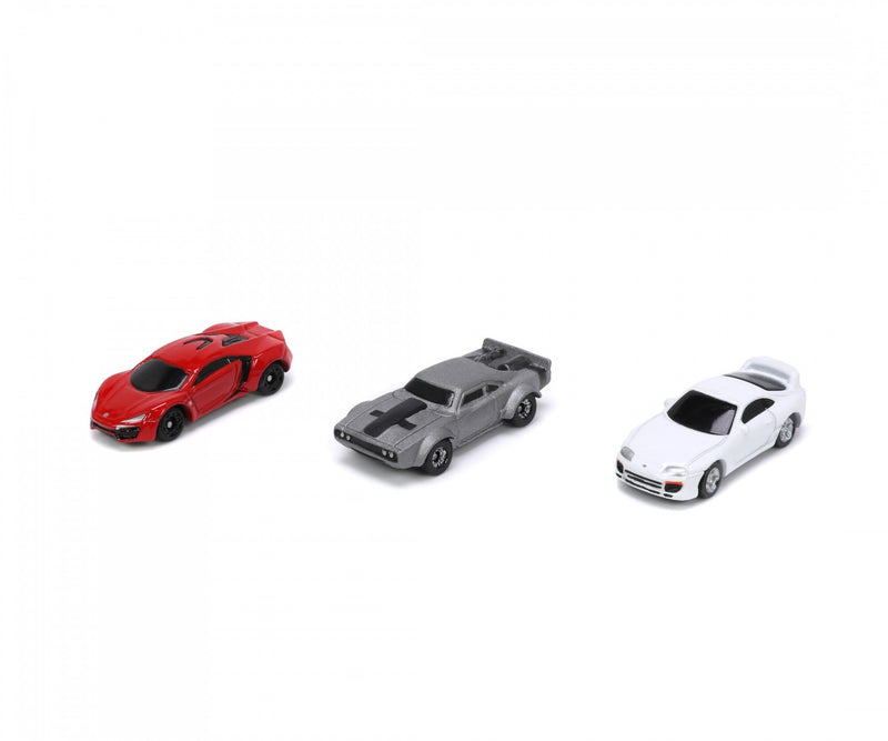 "Fast & The Furious" Nano "Cars Wave 4" 3pz pack 1:65 - 70466