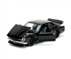 Nissan Skyline 2000 GT-R 1971 "Fast & Furious" Brian O'Connor Black 1:24 - 70480