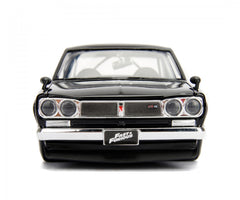 Nissan Skyline 2000 GT-R 1971 "Fast & Furious" Brian O'Connor Black 1:24 - 70482