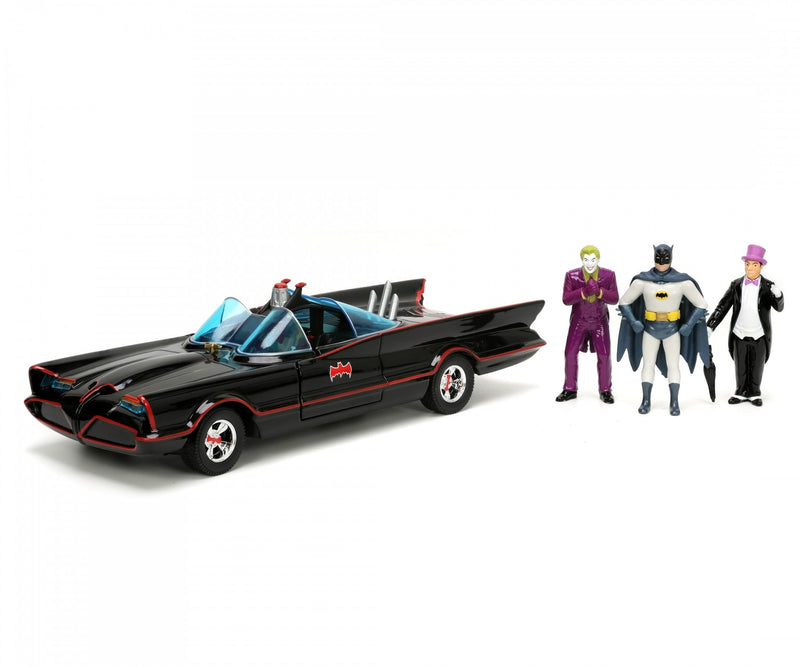 Batmobile 2022 Comic with Batman - Joker - Robin - Pinguin 1:24 - 70509