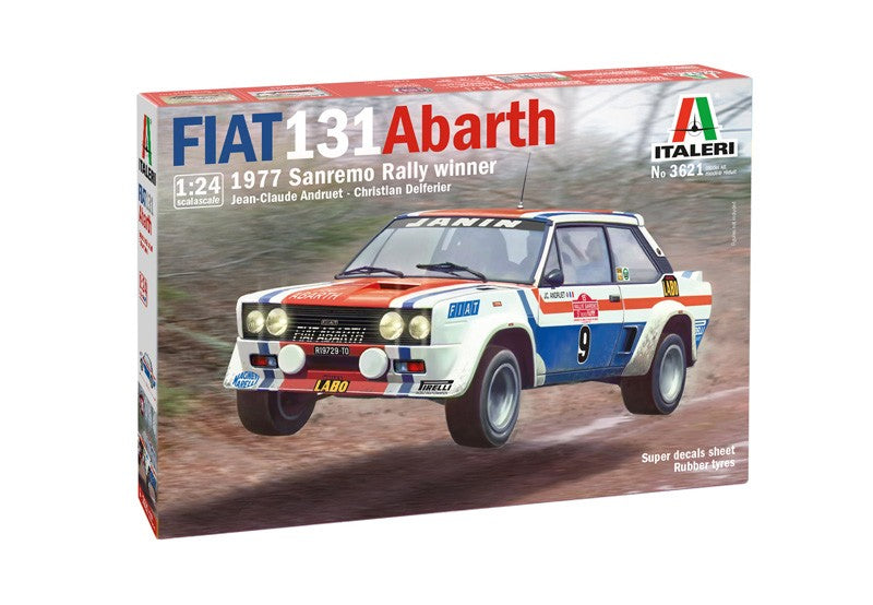 Fiat 131 Abarth 1977 Sanremo Rally Winner Rally Kit 1:24 - 70570