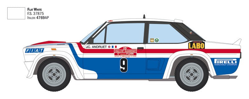 Fiat 131 Abarth 1977 Sanremo Rally Winner Rally Kit 1:24 - 70573