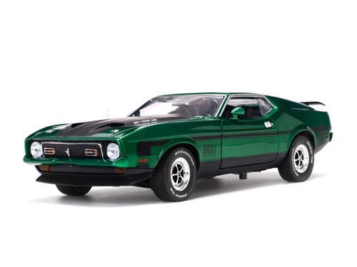 Ford Mustang Mach I 351 Ram Air 1971 Graber Green 1:18 - 70661