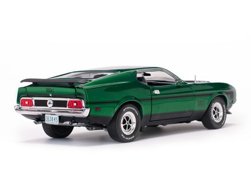 Ford Mustang Mach I 351 Ram Air 1971 Graber Green 1:18 - 70662
