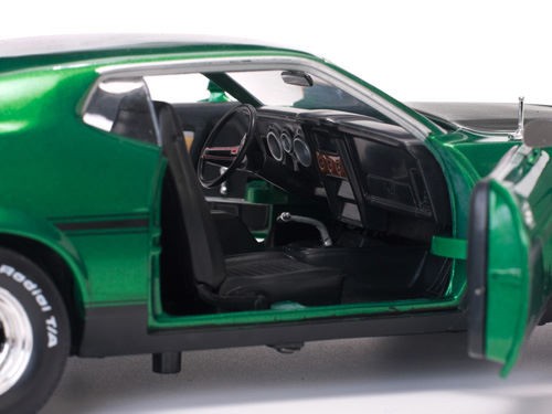 Ford Mustang Mach I 351 Ram Air 1971 Graber Green 1:18 - 70666