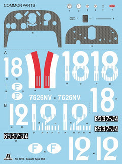 Bugatti Type 35B 1930 Kit 1:12 - 70736