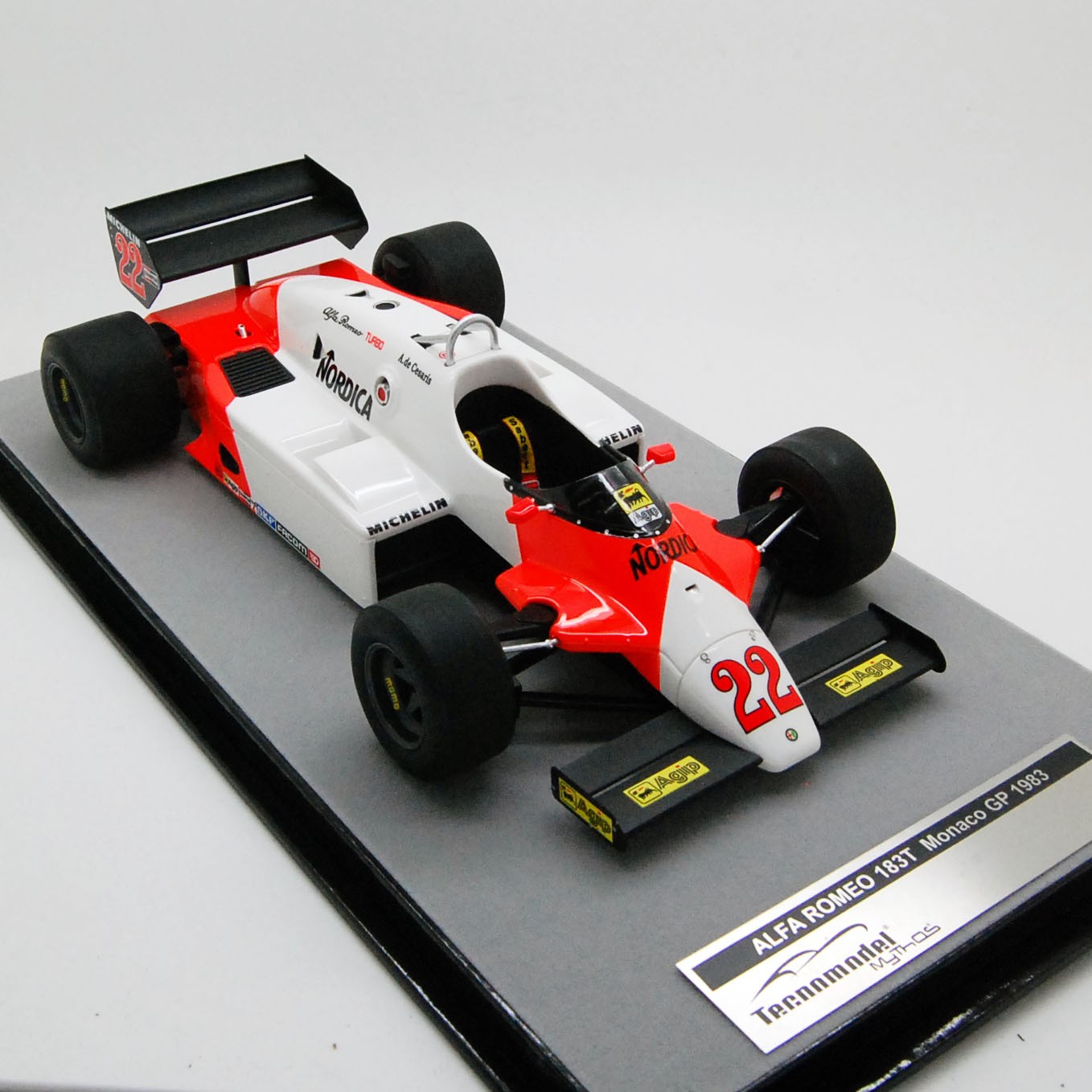 Alfa Romeo 183T F1 Monaco Gp 1983 22 Andrea De Cesaris 1:18 - 70813