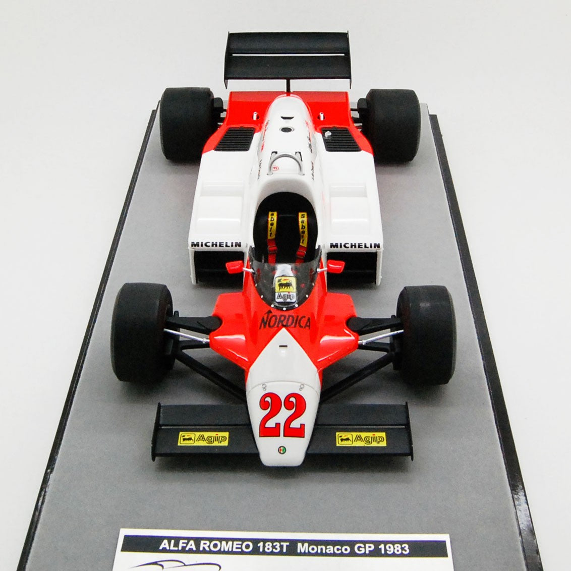 Alfa Romeo 183T F1 Monaco Gp 1983 22 Andrea De Cesaris 1:18 - 70814