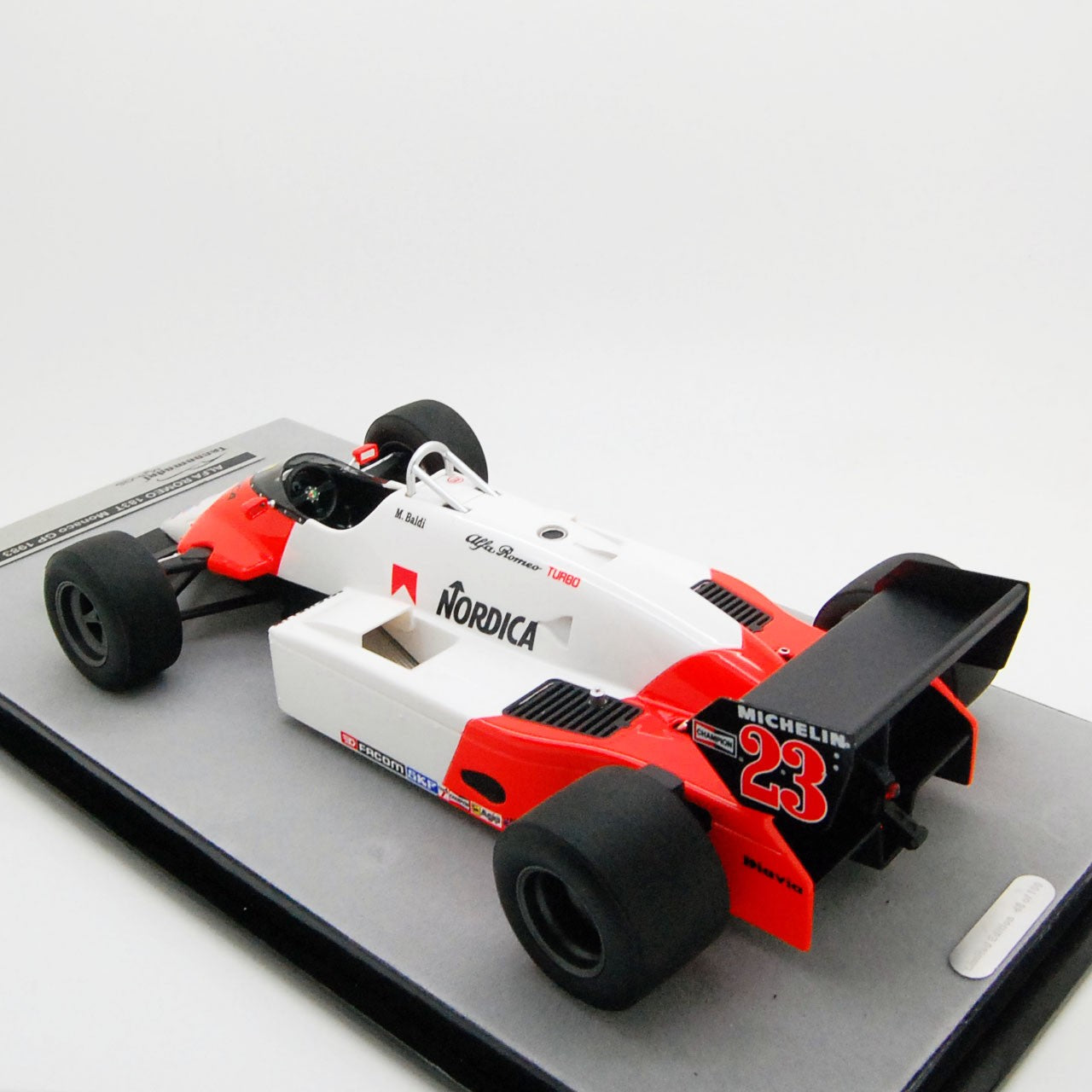 Alfa Romeo 183T F1 Monaco Gp 1983 23 Mauro Baldi 1:18 - 70820