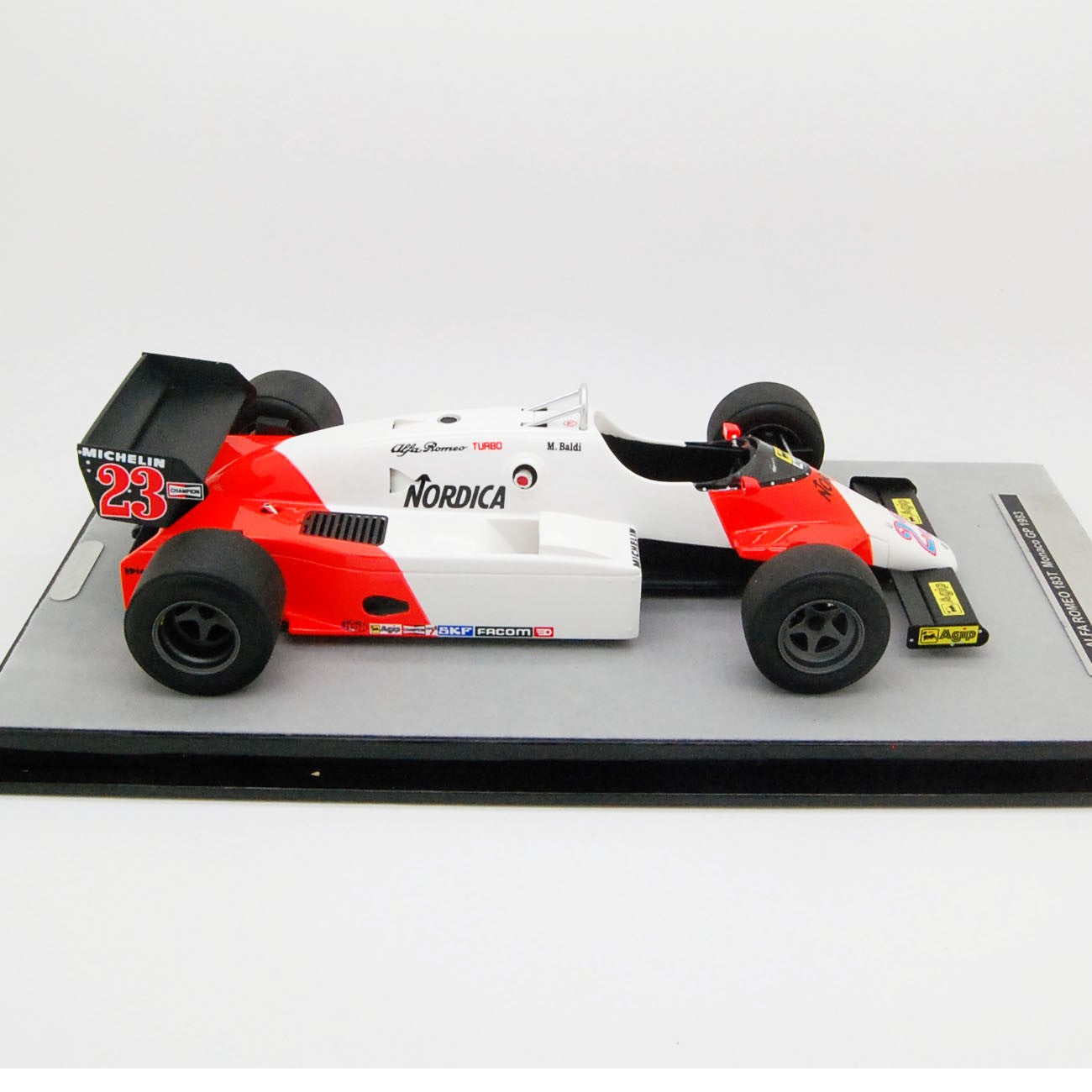 Alfa Romeo 183T F1 Monaco Gp 1983 23 Mauro Baldi 1:18 - 70823