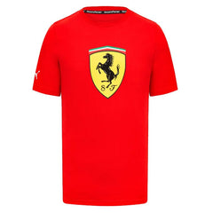 Scuderia Ferrari T-Shirt Puma Uomo Scudetto Rosso - 71093
