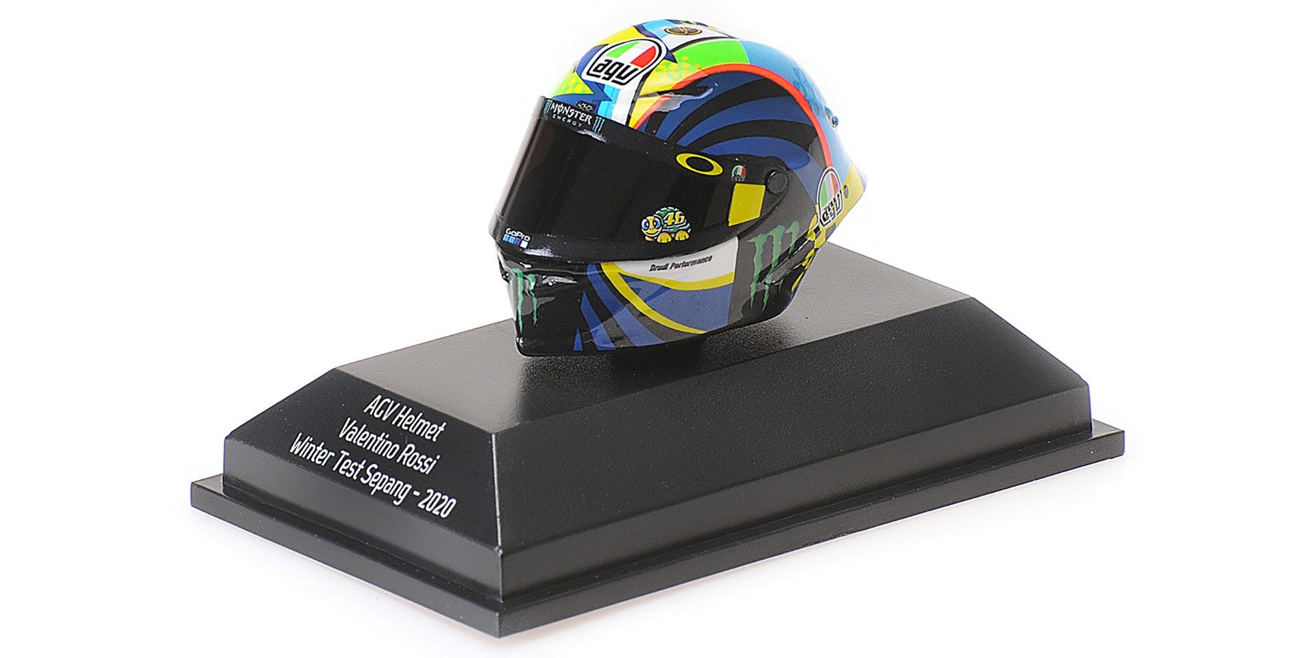 Valentino Rossi Casco AGV Helmet 2020 Winter Test Sepang Moto Gp 1:8 - 71329