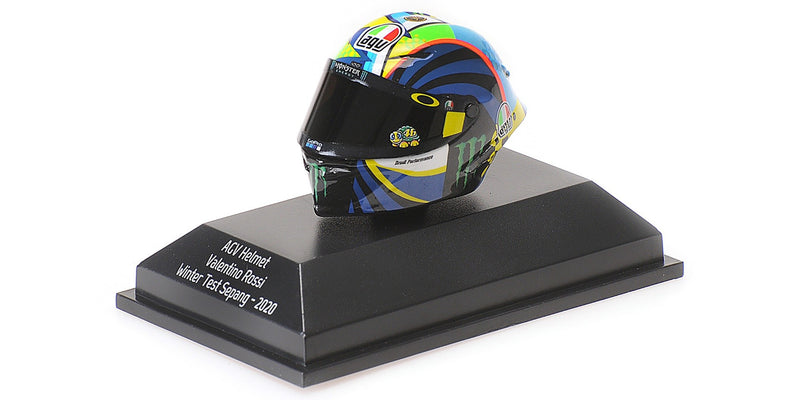 Valentino Rossi Casco AGV Helmet 2020 Winter Test Sepang Moto Gp 1:8 - 71329