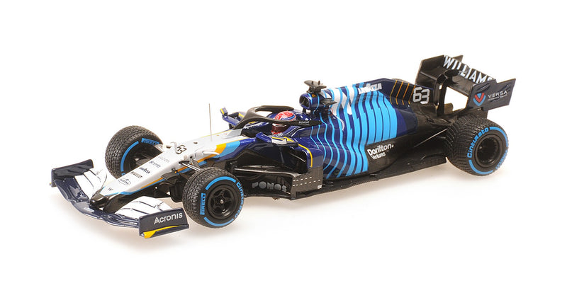 Williams Racing Mercedes FW43B 2nd place Belgian Gp 2021 George Russel 1:43 - 71334