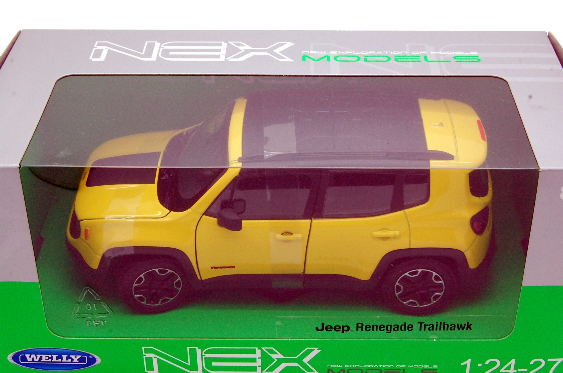 Jeep Renegade Trailhawk 2017 Yellow 1:24 - 7142