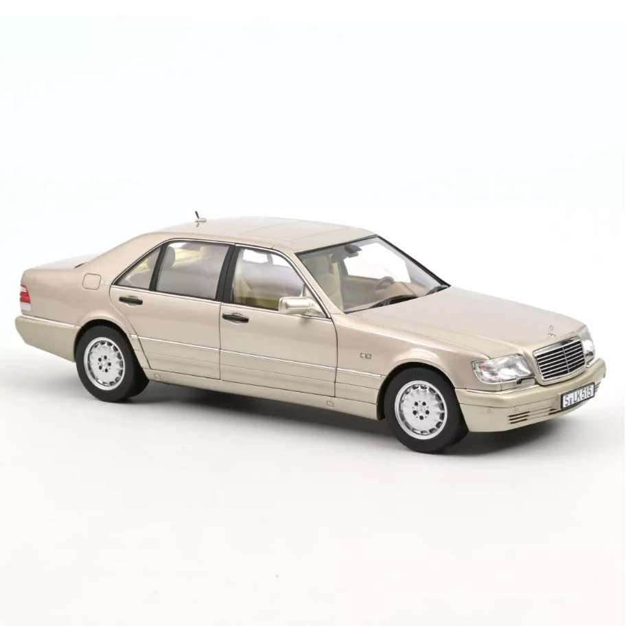 Mercedes-Benz S600 1997 (W140) smoke silver metallic 1:18 - 71484